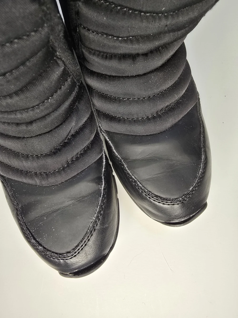 PUMA Black Quilted Winter Boots